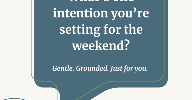 Friday Intentions image