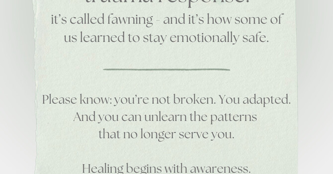  When People-Pleasing Is a Trauma Response: Understanding Fawning image