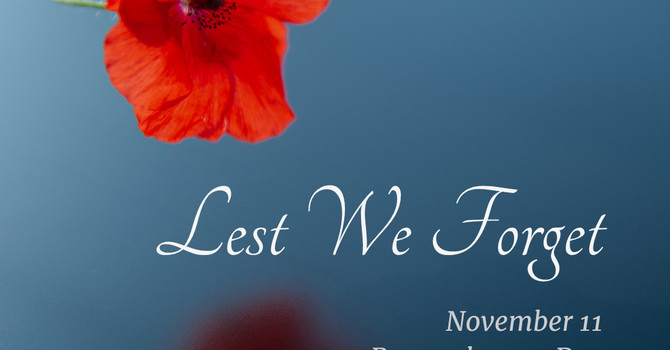 Remembering on Remembrance Day