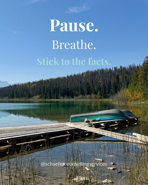 Calm mountain lake with turquoise water, spruce trees, and an empty paddle boat at a dock. Reflective, peaceful scene promoting mindfulness and stress relief.